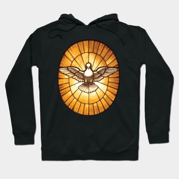 Holy Spirit Dove from St. Peter's Basilica Hoodie by Beltschazar